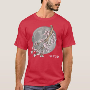 Japansk Cherry Blommar Sakura T Shirt