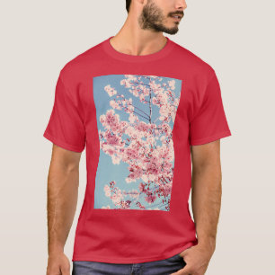Japansk Cherry Blommar Träd Cute Flower Sakura Ha T Shirt