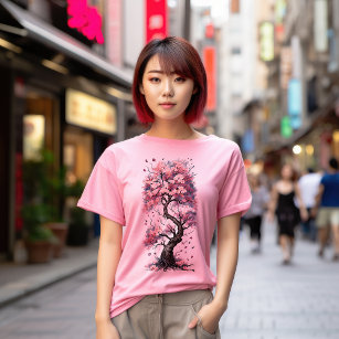 Japansk Cherry Blommar Träd   Sakura (桜) T Shirt