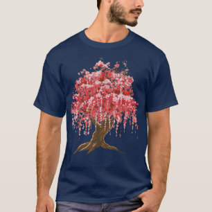 Japansk Cherry Blommar Träd Sakura Nature Graphic T Shirt