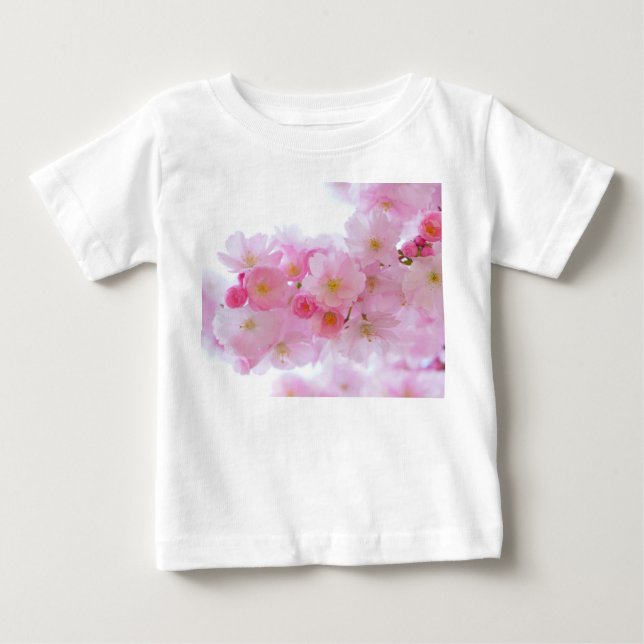 Japansk Cherry Träd Blommar T Shirt (Framsida)