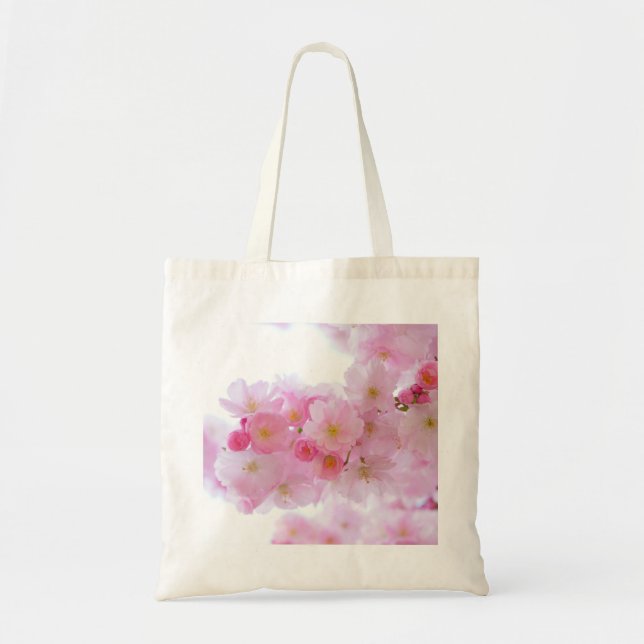 Japansk Cherry Träd Blommar Tygkasse (Framsidan)