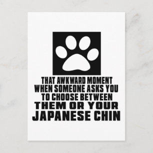 JAPANSK CHIN. KLUMSIGA DESIGNER VYKORT
