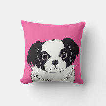 Japansk Chin Shih-Tzu Hund Pillow
