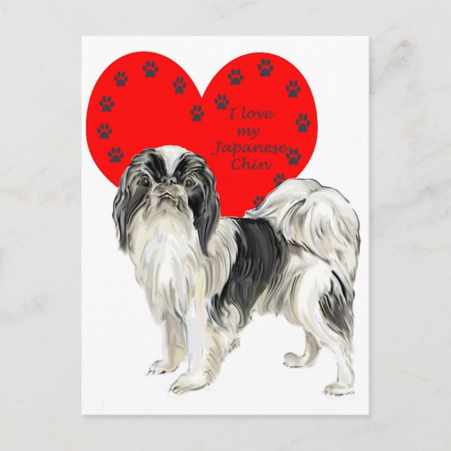 Japansk_Chin Vykort (Framsida)