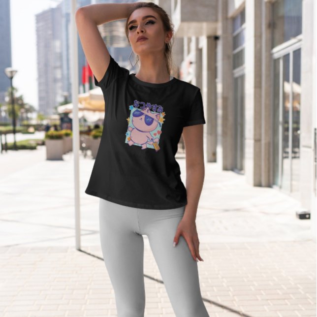 Japansk Coola Traveling Cat T Shirt (Skapare uppladdad)