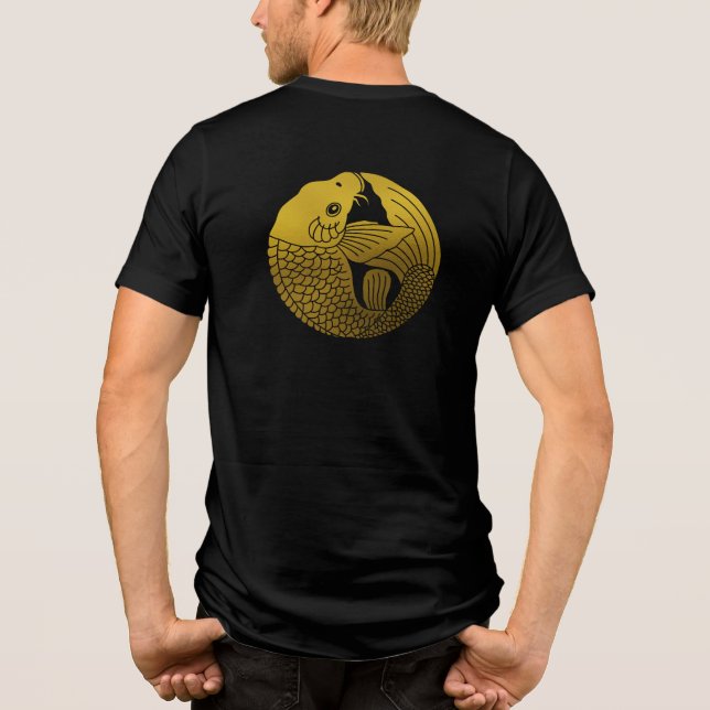 Japansk Crest-Carp T Shirt (Baksida)