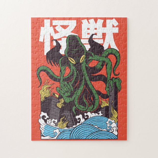 Japansk Cthulhu Pussel (Vertikal)