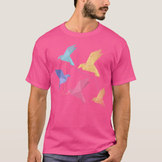Japansk Culture Art Origami Master Gift Colorful T Shirt