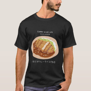Japansk Curry Fransk English T-shirt Tasty