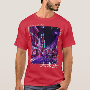 Japansk cyberpunk Tokyo Streetwear Aesthetic Japa T Shirt