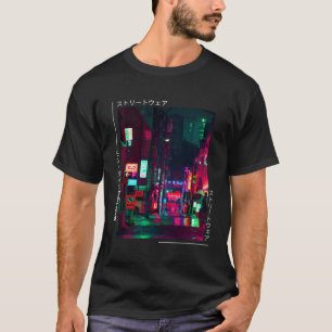 Japansk cyberpunk Tokyo Streetwear Aesthetic T Shirt