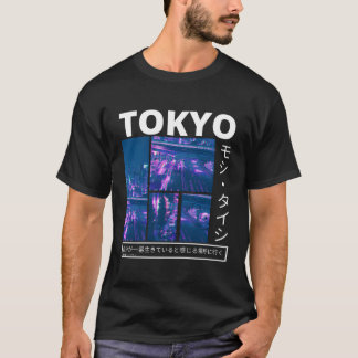 Japansk cyberpunk Tokyo Streetwear Aesthetic T Shirt