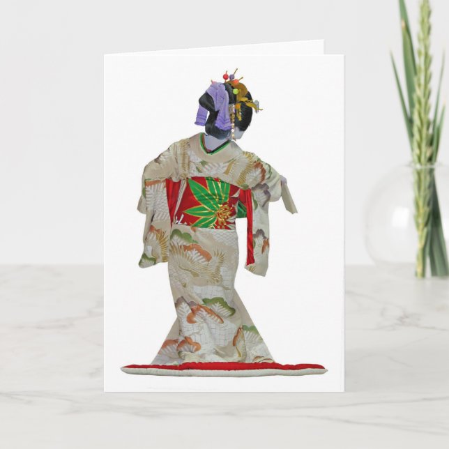 Japansk dansare 1 kort (Framsida)
