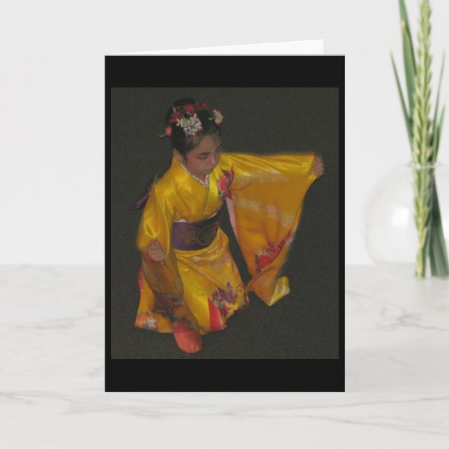 Japansk dansare 4 kort (Framsida)