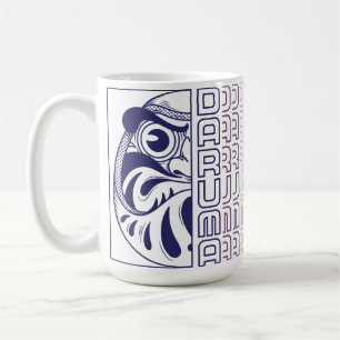 Japansk Daruma-docka illustration Kaffemugg