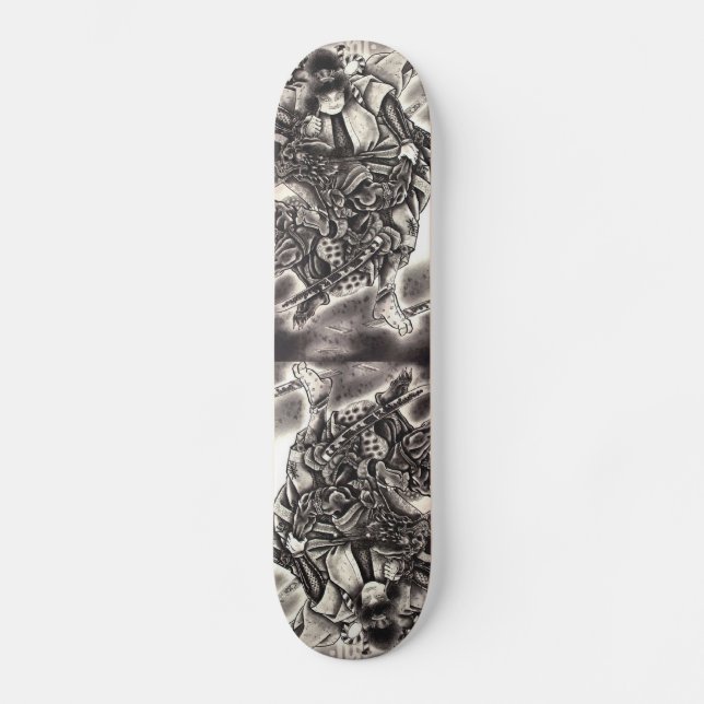 Japansk demonSkateboard Mini Skateboard Bräda 18,5 Cm (Framsida)