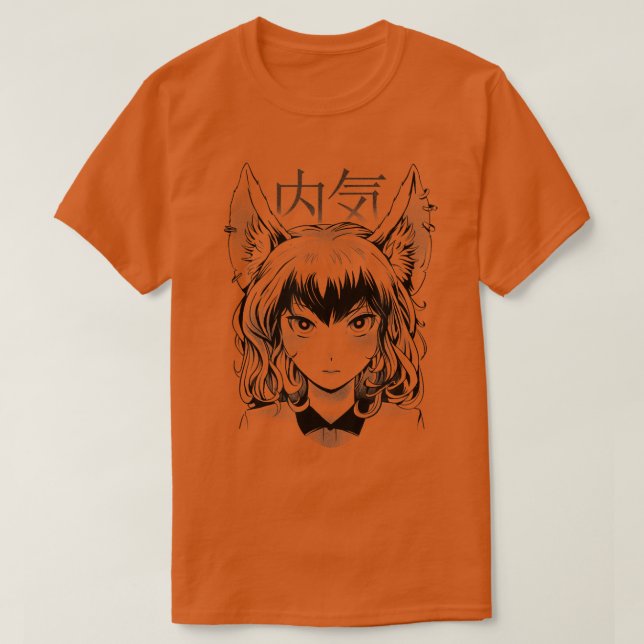 Japansk design av cute Anime T Shirt (Design framsida)