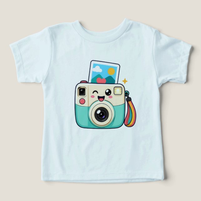 Japansk direktkamera för småbarn - T-shirt (Design Framsida)