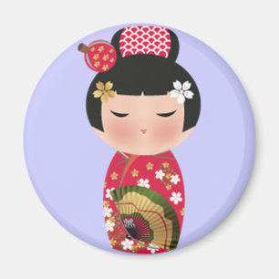 Japansk docka magnet