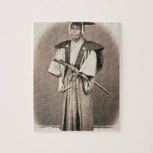 Japansk domstolofficiell eller Samurai, c.1870s Pussel