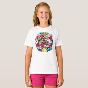 Japansk Doodle-konst T Shirt
