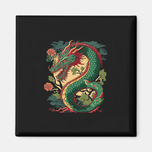 Japansk dragon Anime Japan kinesiska dragons Tatto Magnet