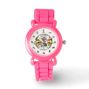 Japansk dragon barn gnistra watch armbandsur