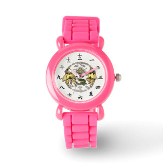 Japansk dragon barn gnistra watch armbandsur