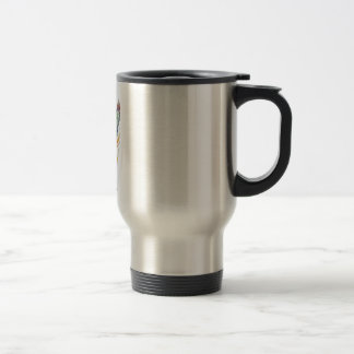 Japansk drak och lotusblomma resemugg