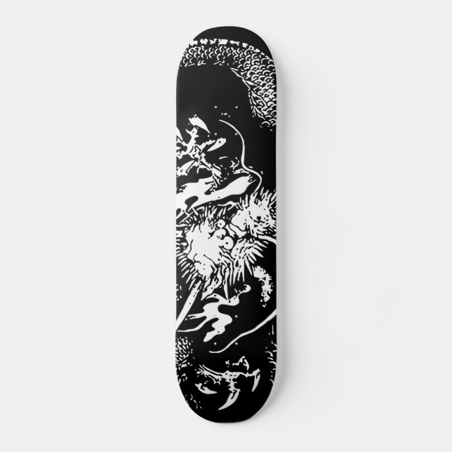 Japansk drake old school skateboard bräda 21,6 cm (Framsida)