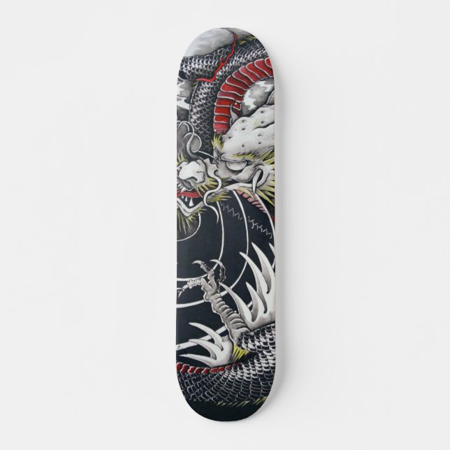 Japansk drakeSkateboard Old School Skateboard Bräda 18 Cm (Framsida)