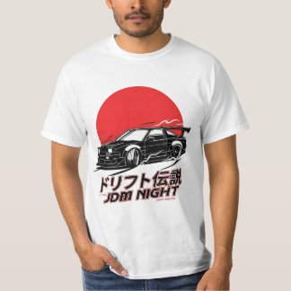 Japansk Driftingkultur Gatuhastighetsestetik T Shirt