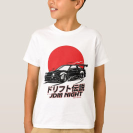 Japansk Driftingkultur Gatuhastighetsestetik T Shirt