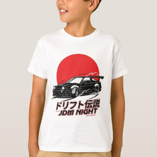 Japansk Driftingkultur Gatuhastighetsestetik T Shirt
