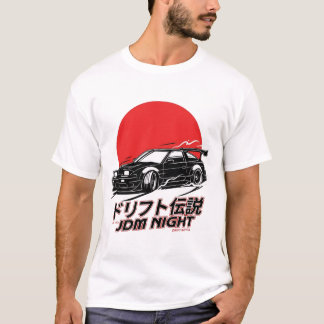 Japansk Driftkultur Gatuhastighetsestetik T Shirt