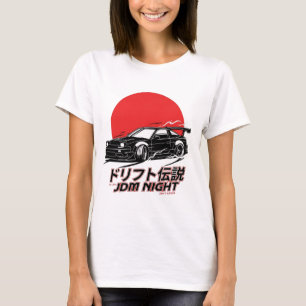 Japansk Driftkultur Gatuhastighetsestetik T Shirt