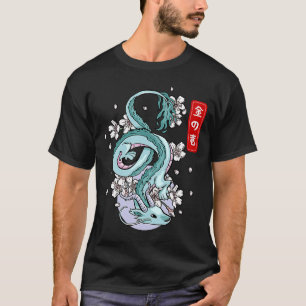 Japansk Earth Dragon Elemental Mythical Winged Re T Shirt