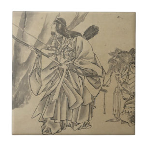 Japansk Empress circa 1800s Kakelplatta