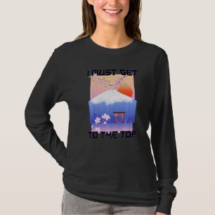 Japansk estetik Jag måste nå toppen Körsbär T Shirt