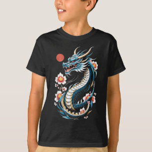 Japansk estetisk dragon Japansk Art Japan Tatto T Shirt