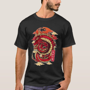 Japansk estetisk drakon Tokyo Japan Asian 80€™S T Shirt