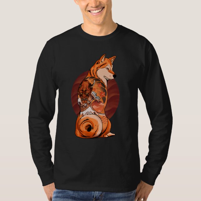 Japansk estetisk klänning Shiba Inu kostym Cher T Shirt (Framsida)