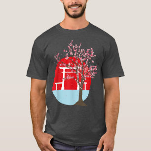 Japansk estetisk Rosa Flower Sakura Japan Cherry T Shirt