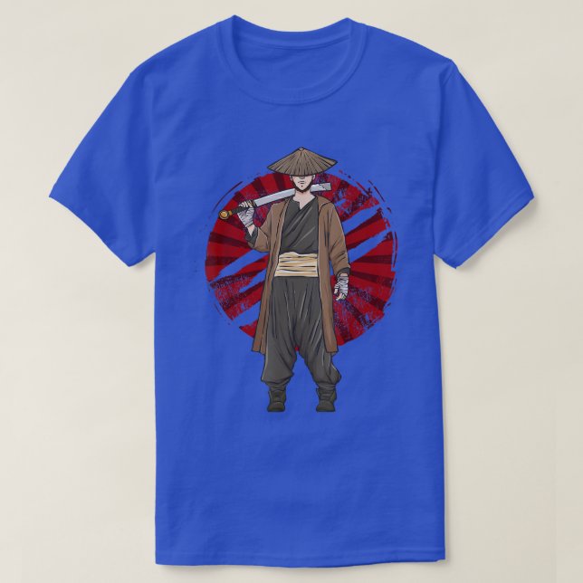 Japansk estetisk samurai Älskare (2) T Shirt (Design framsida)