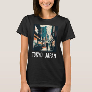 Japansk estetisk Tokyo Vaporwave Japan Lofi Fash T Shirt