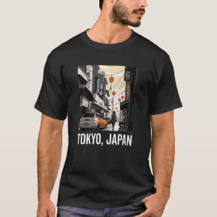 Japansk estetisk Tokyo Vaporwave Japan Lofi Fash T Shirt