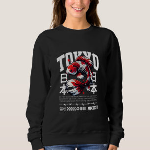 Japansk Estetisk Vaporwave Sorgsen Epoj Tokyo Koi T Shirt