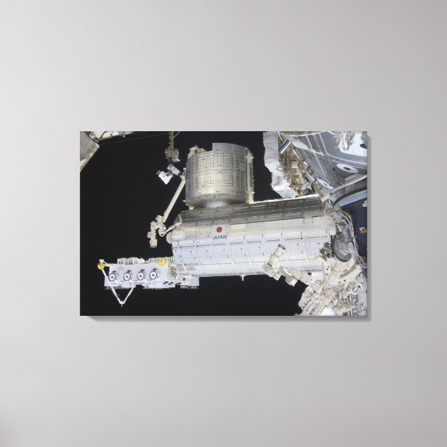 Japansk experimentmodul Kibo Laboratory 2 Canvastryck (Framsida)