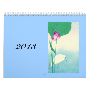 Japansk fågel-, träd- och blommakalender kalender